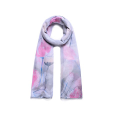 Pink flowers Scarf 3351