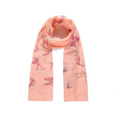 Pink swallow  Scarf 3267