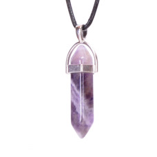 AMETHYST prism pendant - CrystalTherapy