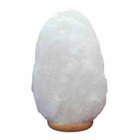 WHITE Elettric Lamp Natural Himalayan salt 2-3kg