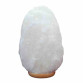 WHITE Elettric Lamp Natural Himalayan salt 3-6kg