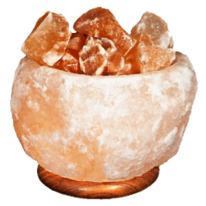 BRAZIER lamp raw bowl of salt