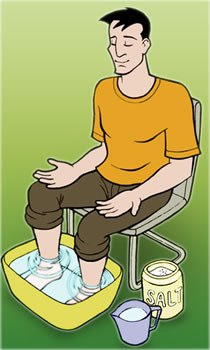 pediluvio piedi rimedi effetti relax 