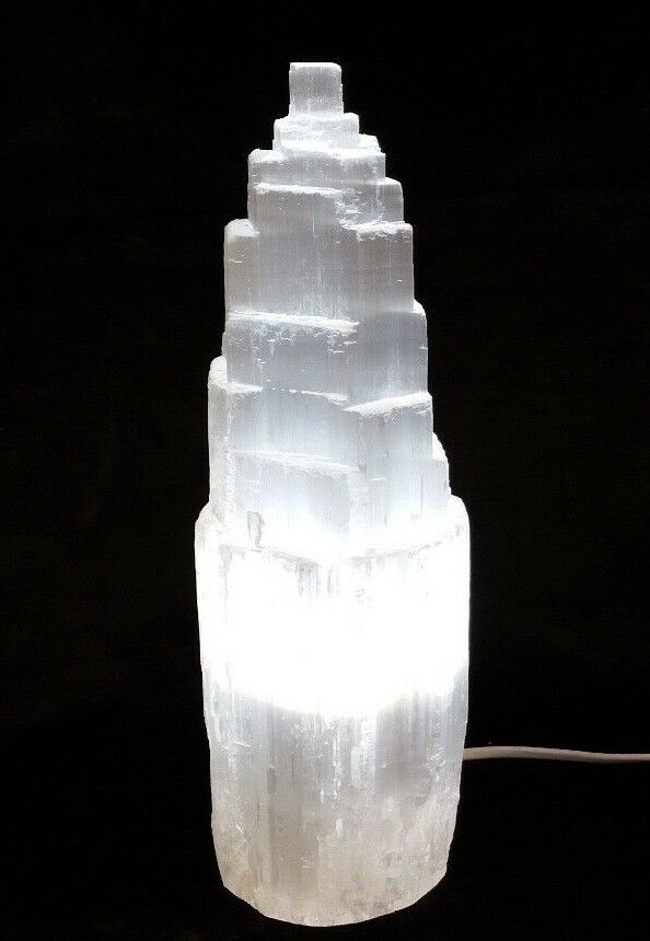 Lampada di Selenite – H: 25cm