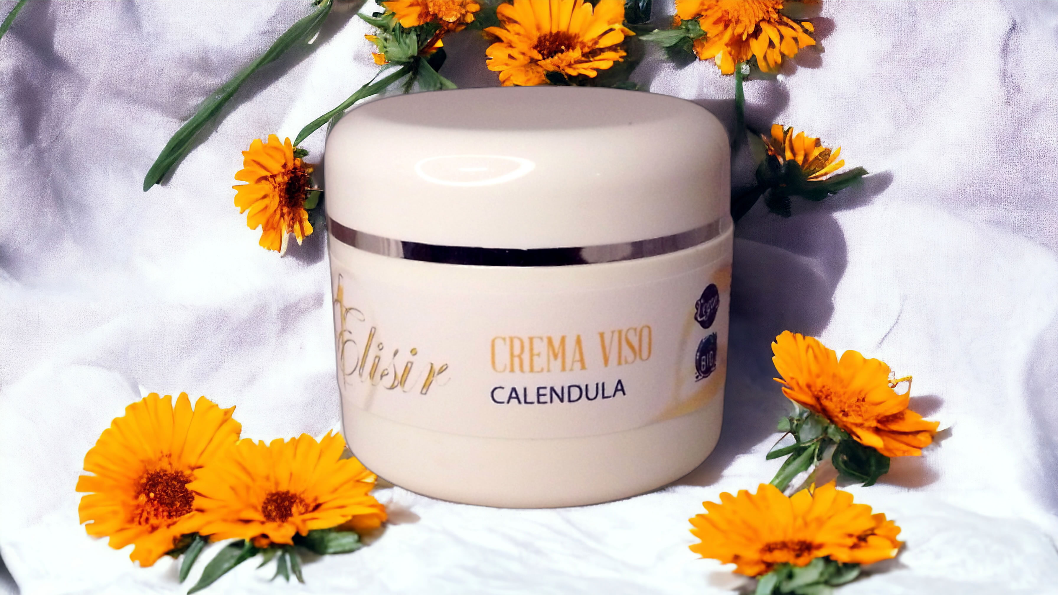 crema viso alla calendula Crema viso alla Calendula da 50ml - BIO Vegan